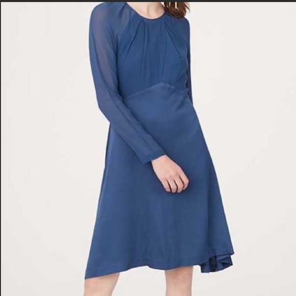 BNWT Club Monaco Rokinsa Fit & Flare Silk Dress - Picture 13 of 15